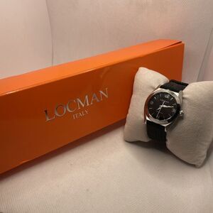 LOCMAN 4573282437759 Stainless Steel Analog Dial Quartz Genuine Wrist Watch YR49